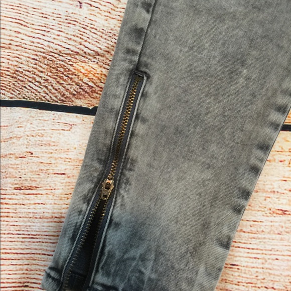 Zara basic denims size 6 vintage grey look FIRM - Picture 2 of 6